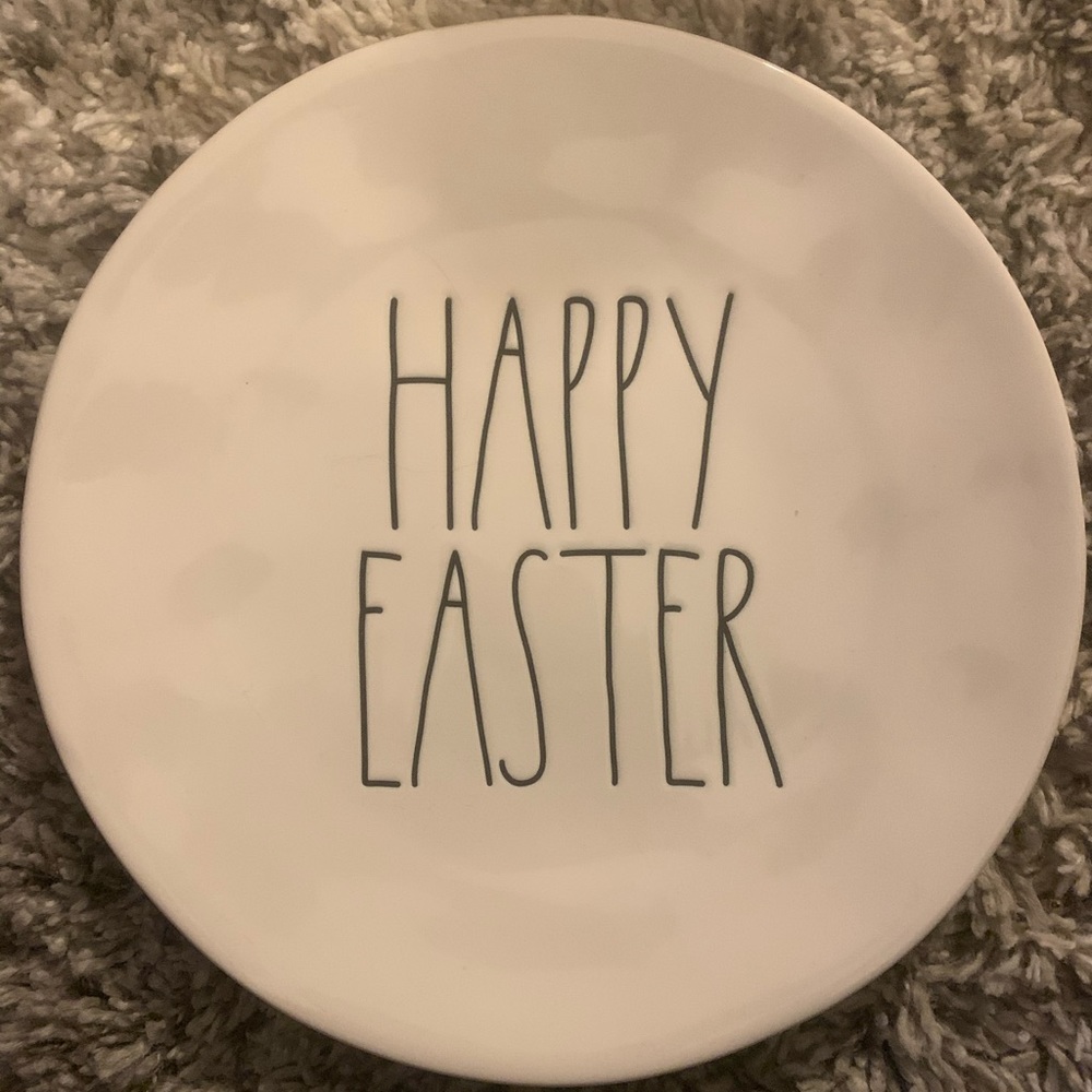 Rae Dunn Happy Easter Plate